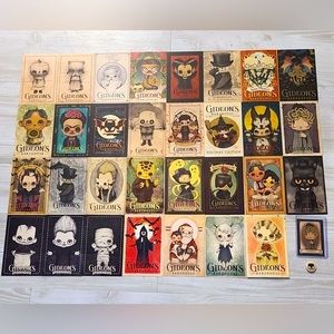 Gideon's Bakehouse Disney Springs Menu Signature+Trading Card+Button Collection